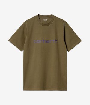 Carhartt WIP Script T-Shirty (highland cassis)