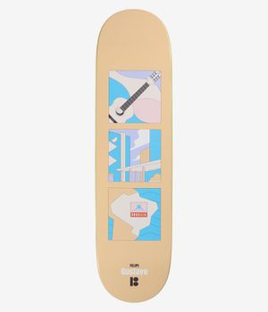 Plan B Gustavo Squares 8" Skateboard Deck (beige)