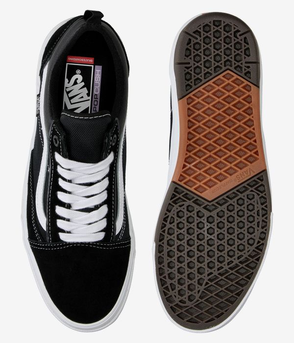 Vans Skate Old Skool Wafflecup Schoen (black white)