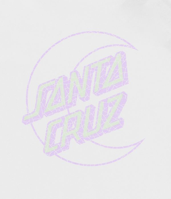 Santa Cruz Crackle Moon Dot Camiseta women (white)