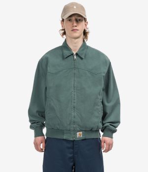Carhartt WIP OG Santa Fe Dewey Jacke (silver pine garment dyed)
