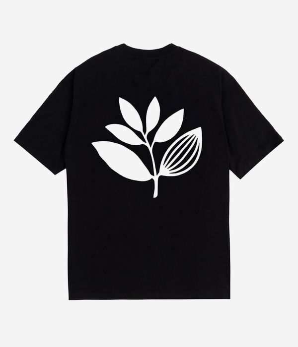 Magenta Classic Plant T-Shirt (black)