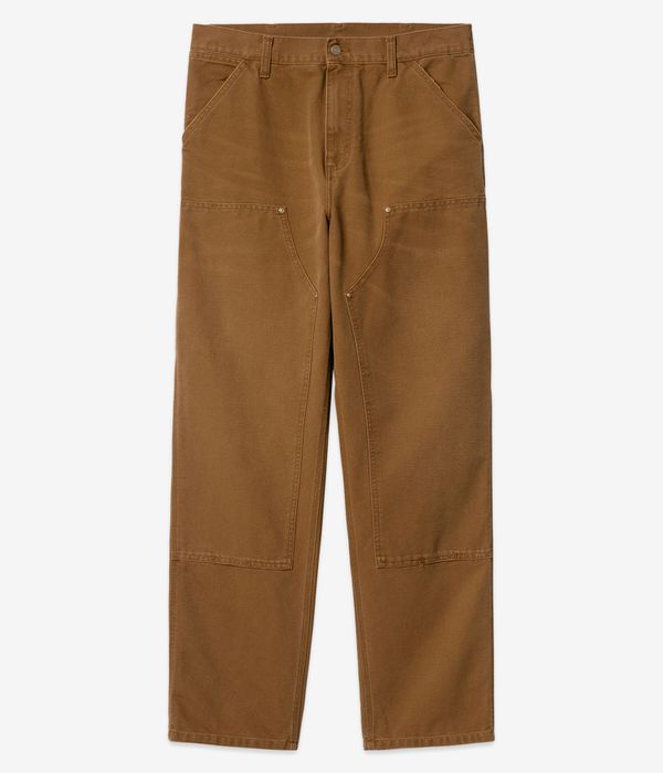 Carhartt WIP Double Knee Organic Pant Dearborn Hose (deep h brown aged canvas)