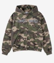 Cash Only Protocol Zip-Hoodie (washed camo)