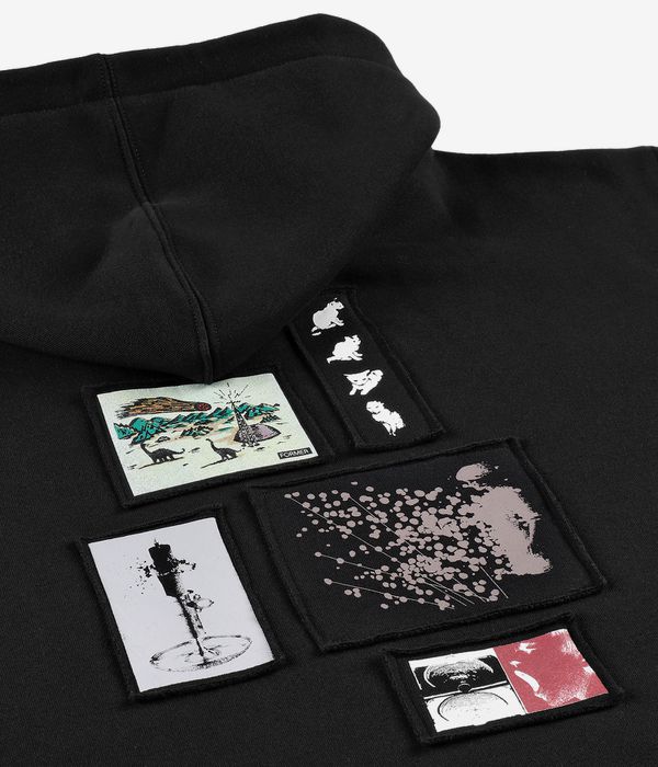 Former Clippings Zip-Hoodie (black)