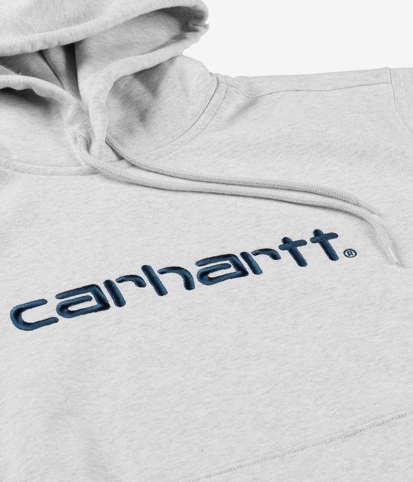 Carhartt WIP Basic sweat à capuche (ash heather duck blue)