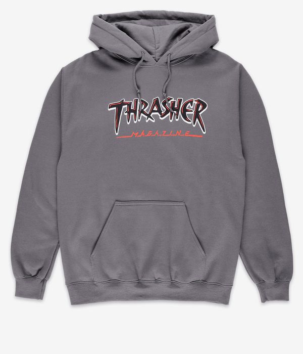 Thrasher Slash Hoodie (charcoal)