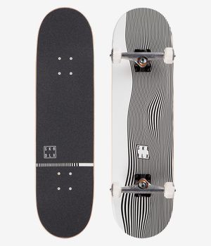 skatedeluxe Wave 8.25" Complete-Skateboard (white black)