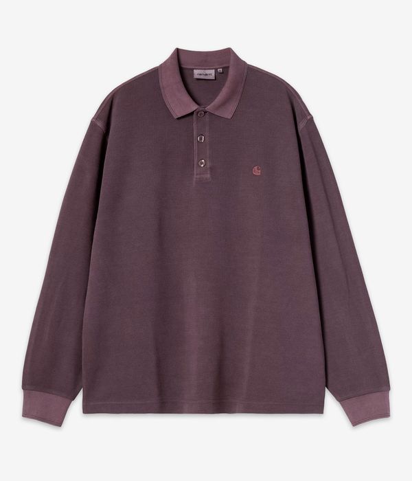 Carhartt WIP Waffle Polo-Shirt (palisander garment dyed)