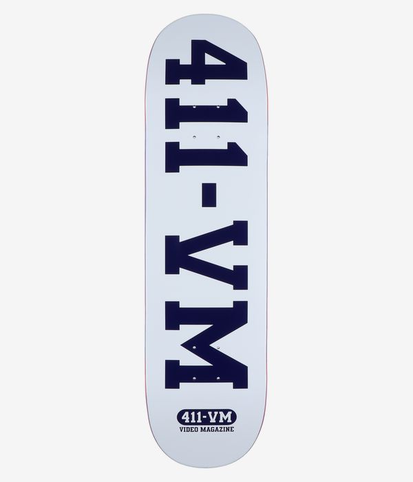 411 Athletic 8.5" Planche de skateboard (white)
