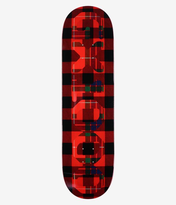 GX1000 OG Logo 8.5" Skateboard Deck (red tartan)
