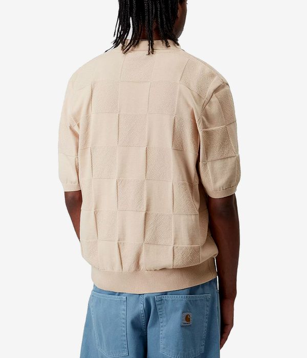 Carhartt WIP Checker Polo-Shirt (fleur de sel)