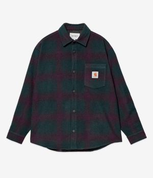 Carhartt WIP Brennan Plain Weave Jacket (check deep lagoon rondo)