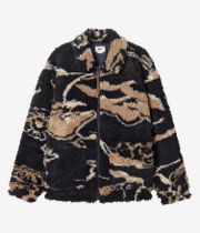 Obey Mushroom Sherpa Jacket (dark navy multi)
