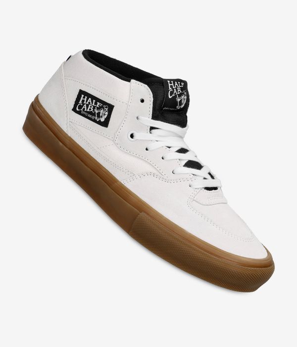Vans half cab white gum store