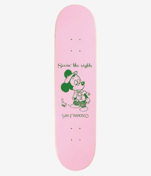 Snack Seein The Sights 8" Skateboard Deck (pink)