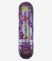 Real Wilkins Cathedral 8.5" Planche de skateboard (purple holographic rainbow)