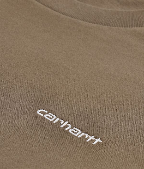Carhartt WIP Script Embroidery T-Shirt (buffalo white)