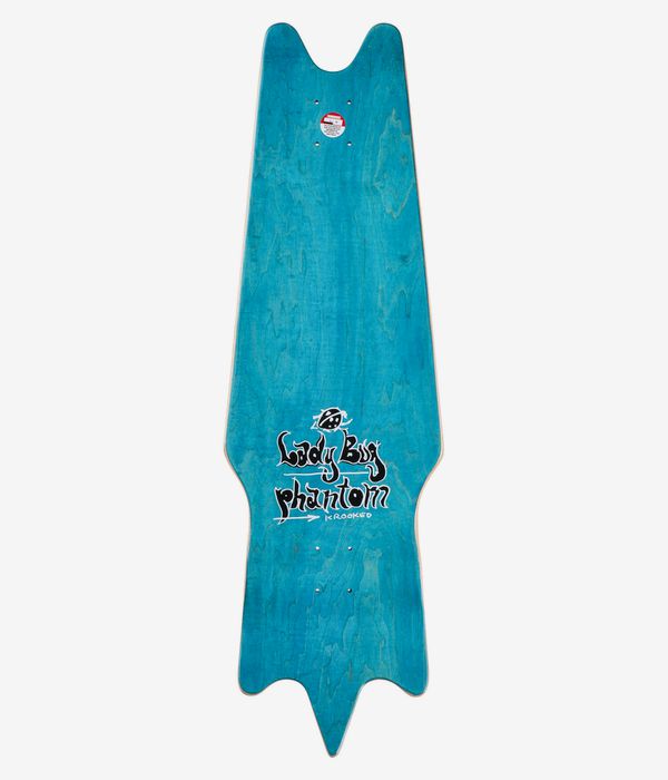Krooked Lady Bug Phantom 11" Skateboard Deck (red metallic sparkle)