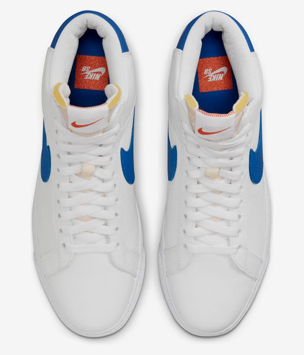 Nike SB Zoom Blazer Mid Iso Shoes (white varsity royal)