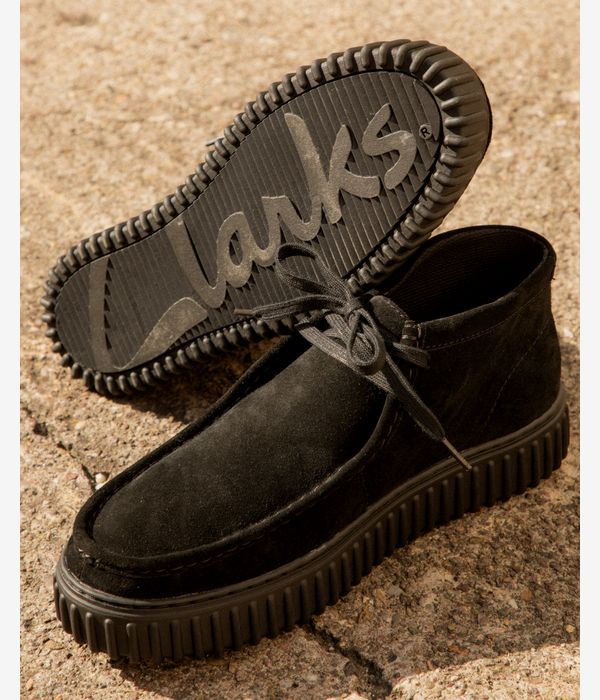 Clarks Originals Torhill Hi Shoes (black suede)