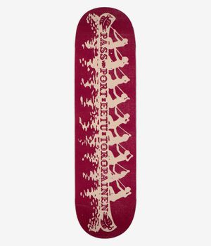 Passport Eetu Canoe 8.375" Skateboard Deck (red)