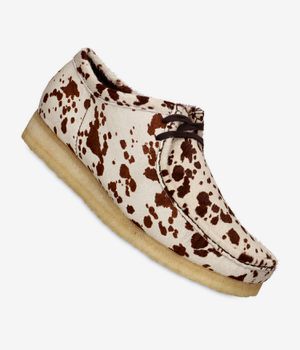Clarks Originals Wallabee Chaussure (brown cow print)