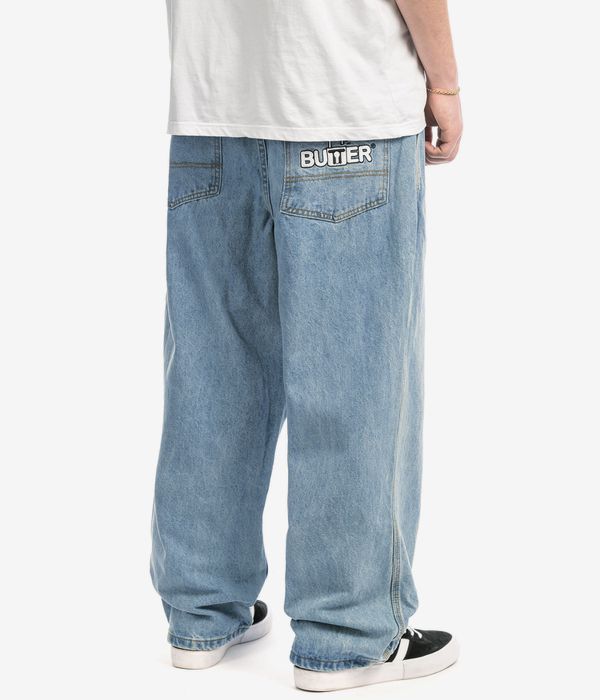 Butter Goods Lock Baggy Denim Jeans (light indigo)