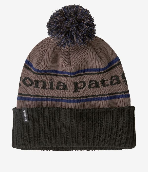 Patagonia Powder Town Beanie (park stripe marlow brown)