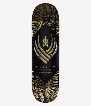 Powell-Peralta Skeleton Flight Shape 244W 8.63" Planche de skateboard (gold)