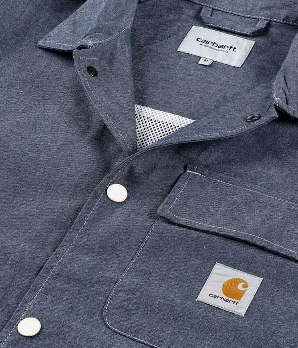Carhartt WIP Blake Coach Chambray Jacket (blue rinsed)