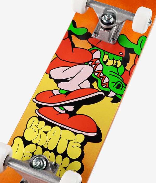 skatedeluxe Croc Kids 6.75" Complete-Board (orange)