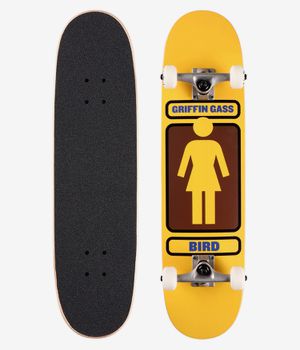 Girl Gass 93 Til 7.75" Complete-Skateboard (yellow)