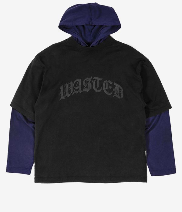 Wasted Paris Legacy Age sweat à capuche (faded black night blue)