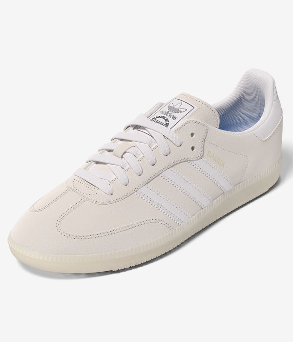 adidas Skateboarding Samba ADV Chaussure (core white greonie carbon)