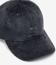 Carhartt WIP Harlem Corduroy Cappellino (graphite graphite)