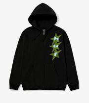 HUF All Star Zip-Sweatshirt avec capuchon (black)