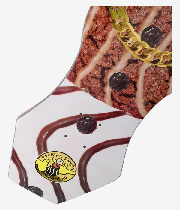 Krooked x Quarter Snacks Snackman Cruiser 9" Deska do deskorolki (multi)