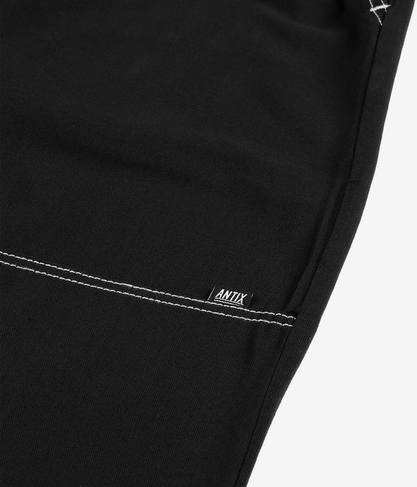 Antix Slack Double Knee Pantaloni (black contrast)