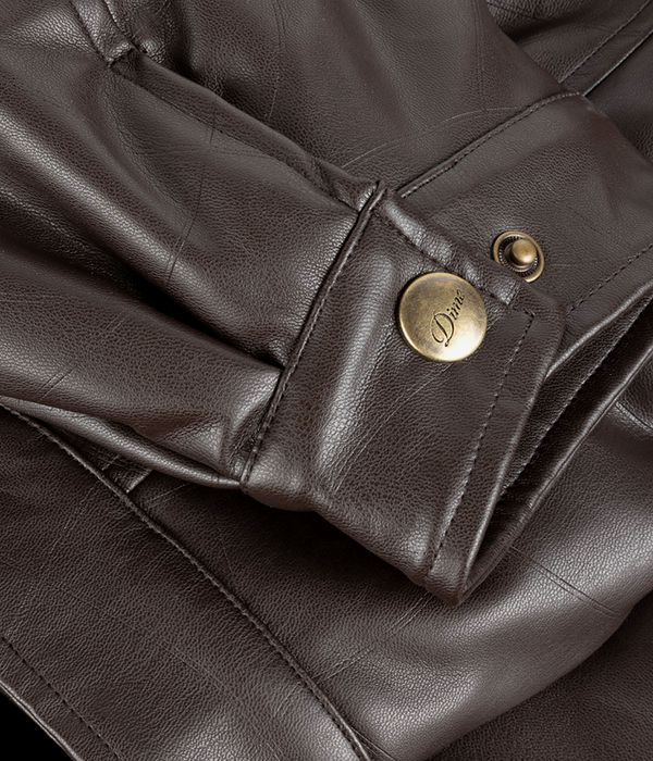 Dime Debossed Wavy Jacket (brown)