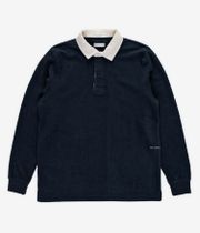 Pop Trading Company Terry Rugby Polo Sweater (navy)