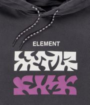 Element Texture Felpa Hoodie (off black)