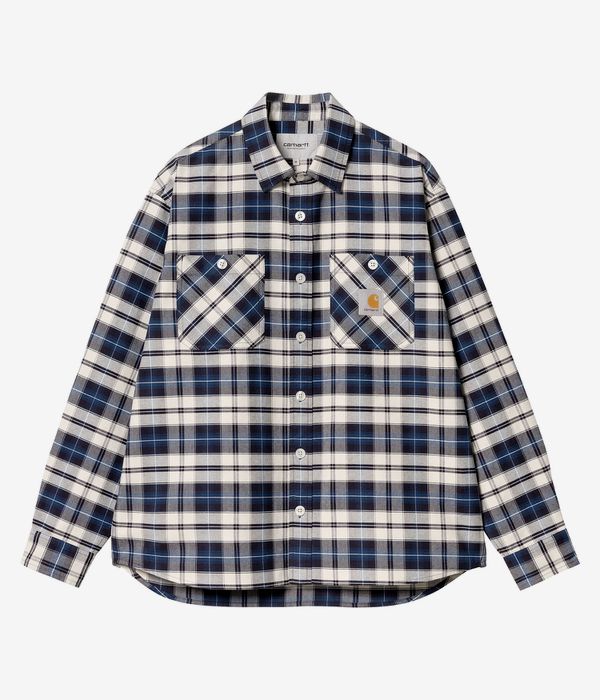 Carhartt WIP Tarbell Oxford Shirt (check dark navy white)