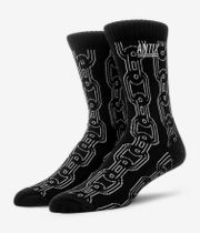 Antix Chains Socken US 6-13 (black)