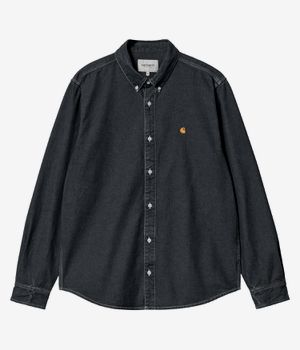 Carhartt WIP Weldon Perry Chemise (black stone washed)