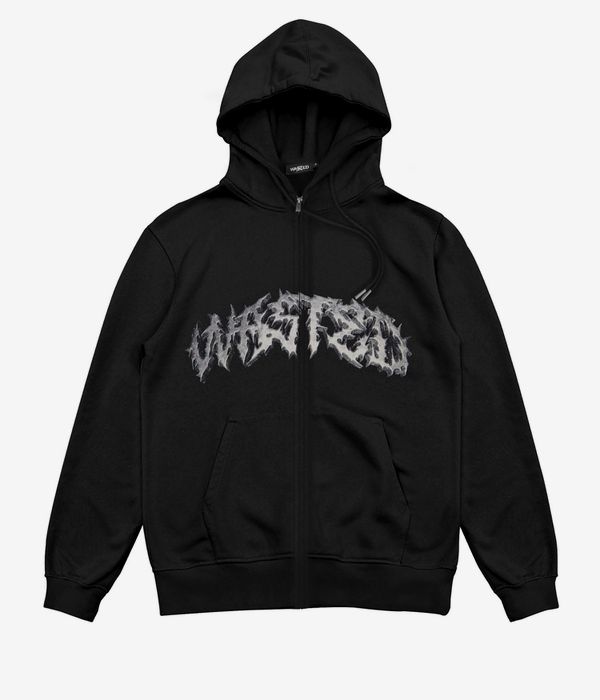 Wasted Paris Undead Felpa Hoodie con zip (black)