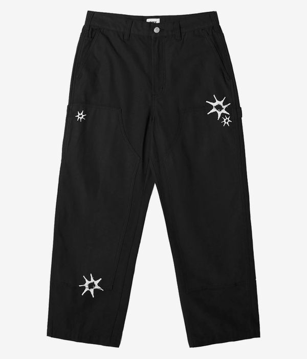 Obey Big Timer Printed Carpenter Pantalons (black)