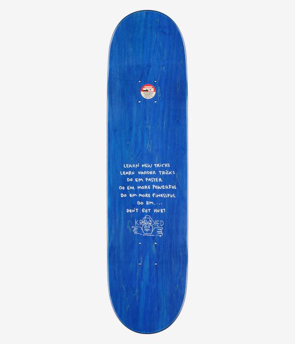 Krooked Cromer Neon Sticker 8.25" Skateboard Deck (green)