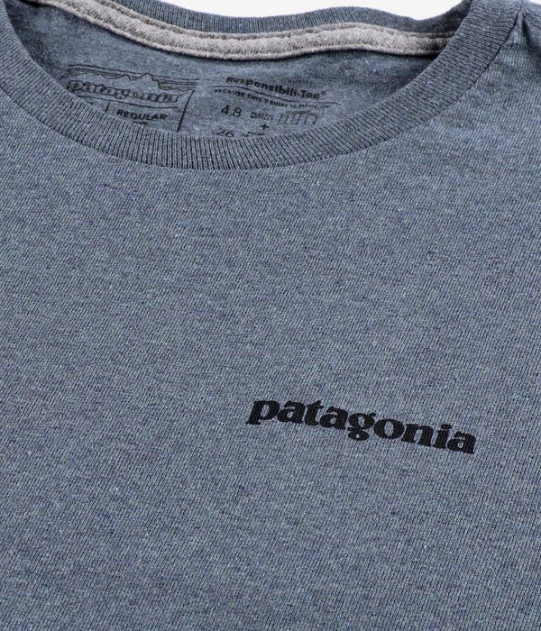Patagonia P-6 Logo Responsibili Top z Długim Rękawem (nouveau green)