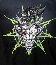 Welcome x Slipknot Ravenous Distressed Sun Fade Hoodie (black fade)